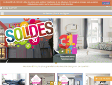 Tablet Screenshot of meubles-elmo.fr